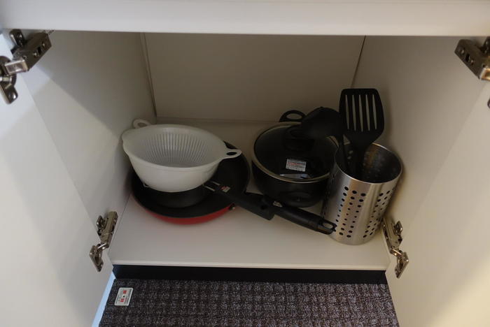 キッチンにある調理用具