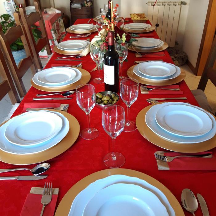 クリスマス　食卓