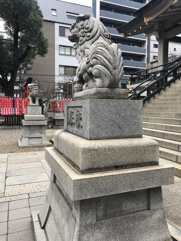 難波神社　狛犬
