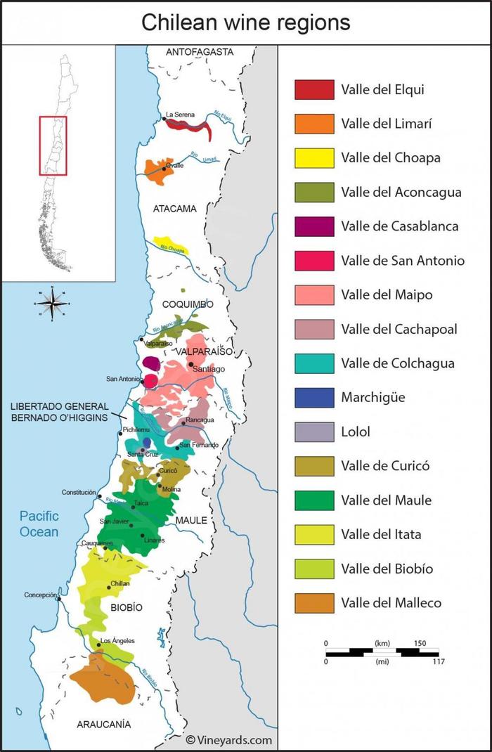 チリワイン産地