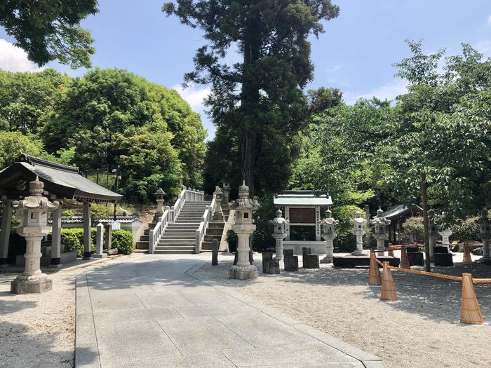 伊和志津神社　本殿から見た風景