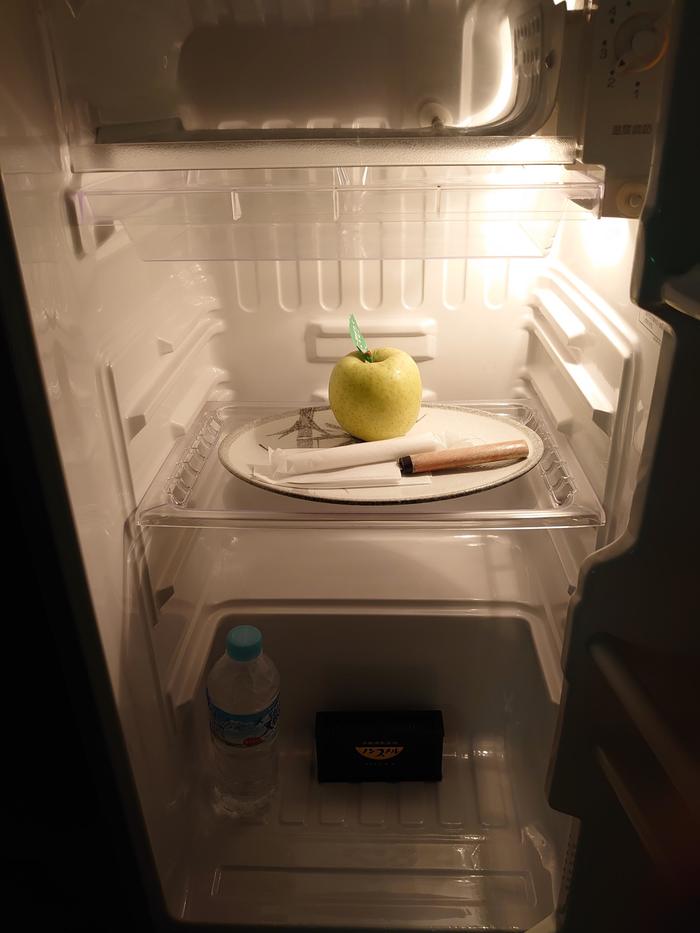 冷蔵庫のリンゴ.JPG