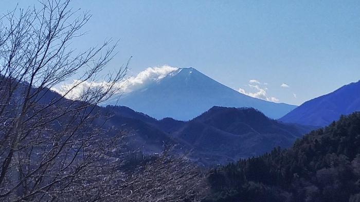 お伊勢山からの眺望　富士山