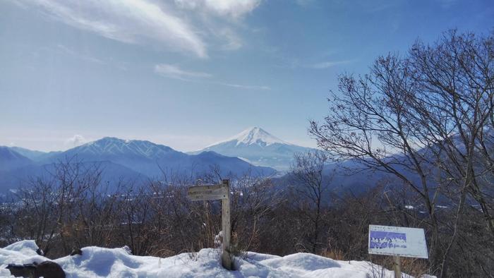 高川山　山頂からの富士山