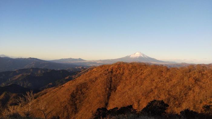 塔ノ岳からの景色　富士山