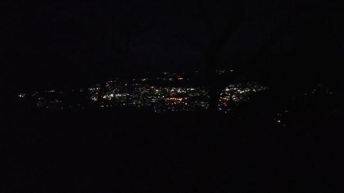 塔ノ岳からの夜景