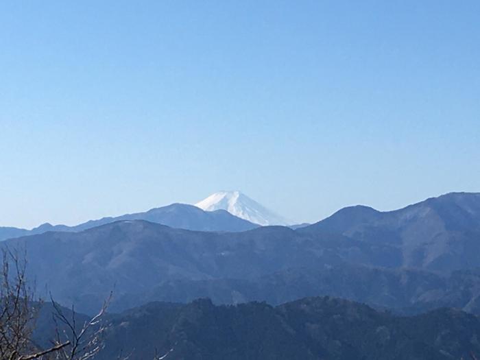 関八州見晴台からの眺望　富士山