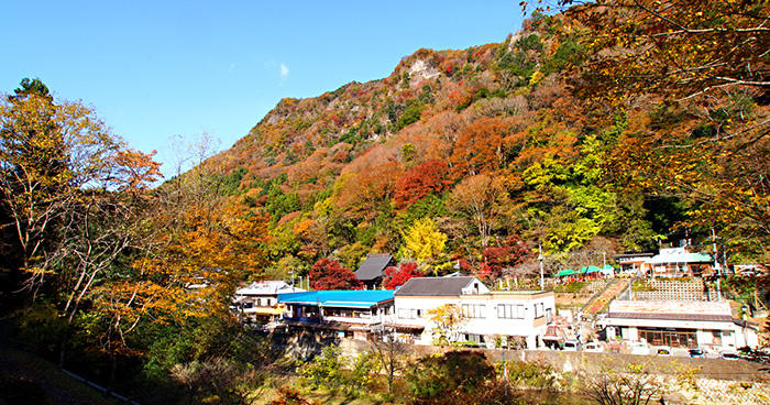 袋田の滝　渓流散策コース　眺め