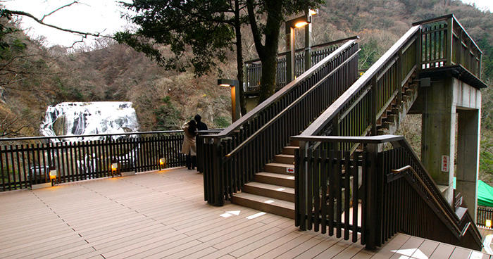 袋田の滝　第2観瀑台の階段