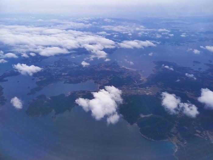 空から見た長崎五島