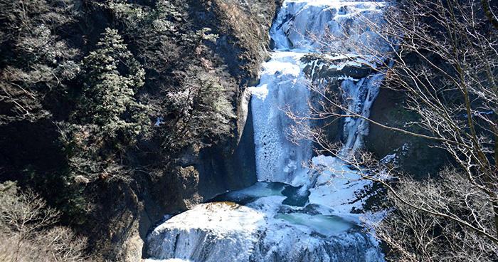 袋田の滝　氷瀑