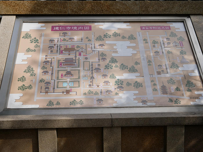 京都 建仁寺 境内図
