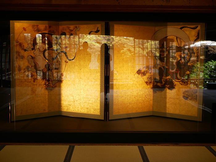 京都 建仁寺 大書院の風神雷神図