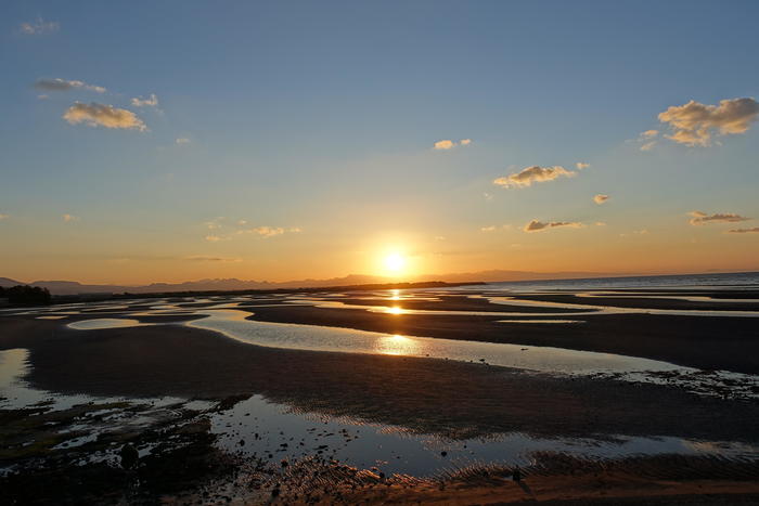 超絶景 大分県 真玉海岸 からの夕陽 たびこふれ