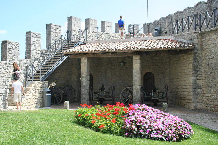 砦の内部