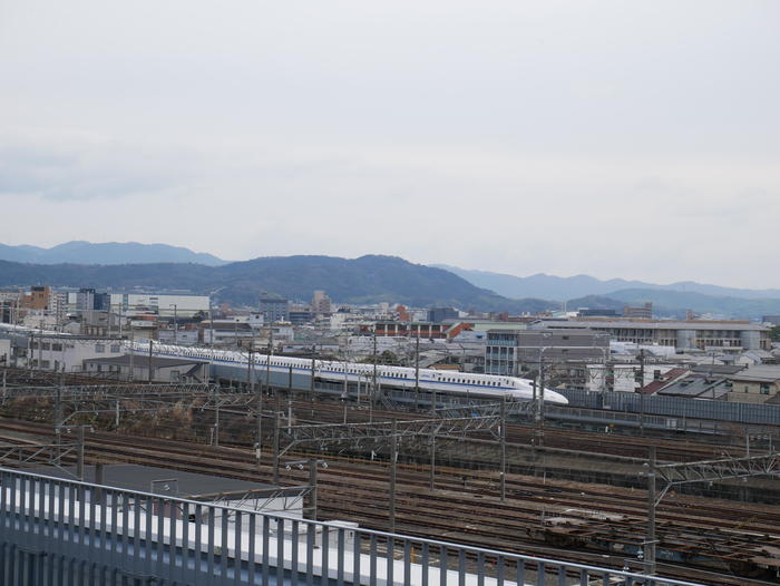京都鉄道博物館 スカイデッキから眺め
