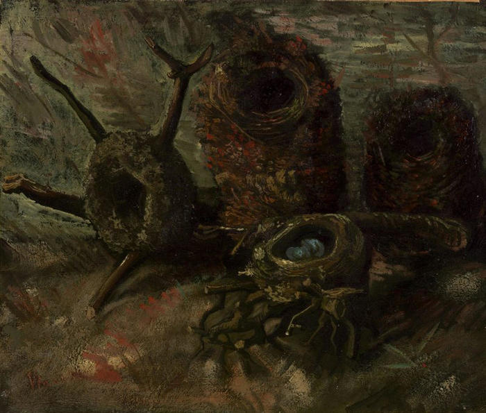 『鳥の巣』1885年 ゴッホ美術館蔵