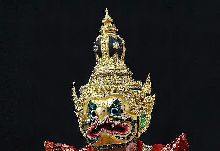 タイの古典舞踊で用いられるお面