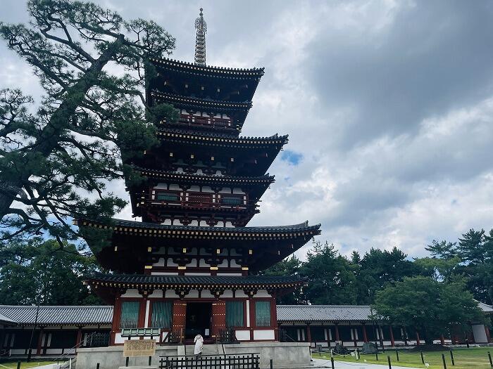 日本最古級の木造建築の塔