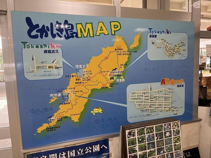 渡嘉敷島の地図