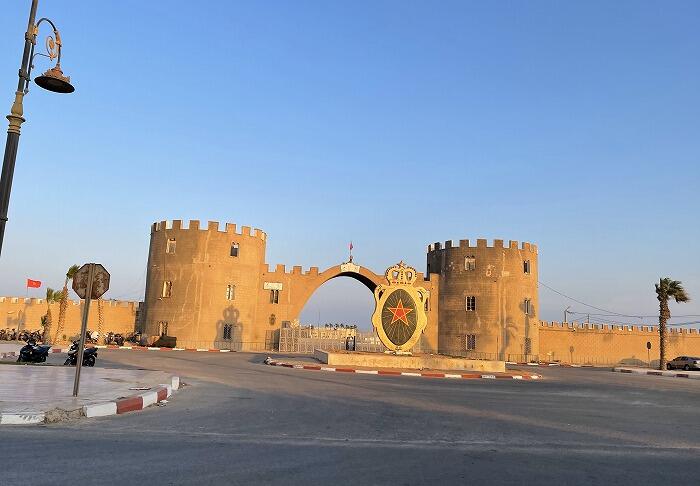 モロッコ軍の駐屯地