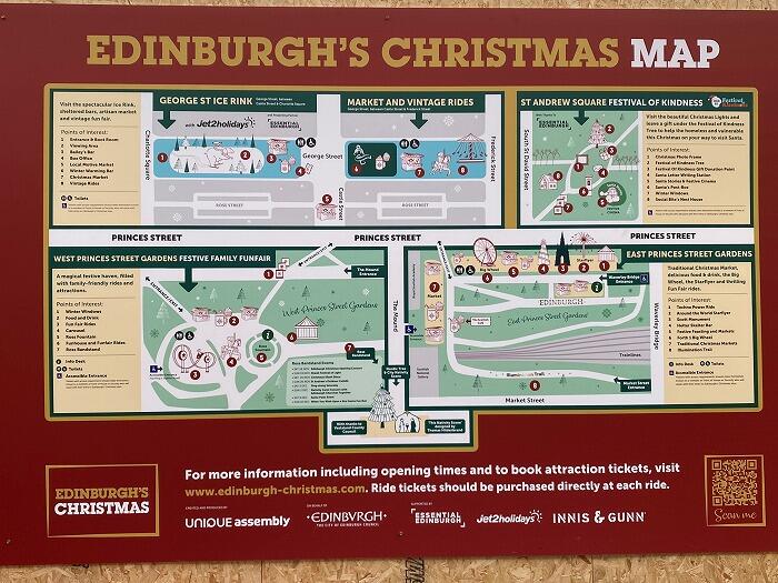 2023クリスマスマーケットの地図