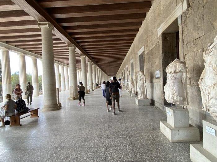 古代アゴラのアタロスの柱廊（古代アゴラ博物館）