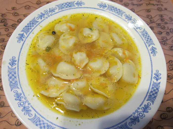ペリメニスープ　пельменный суп
