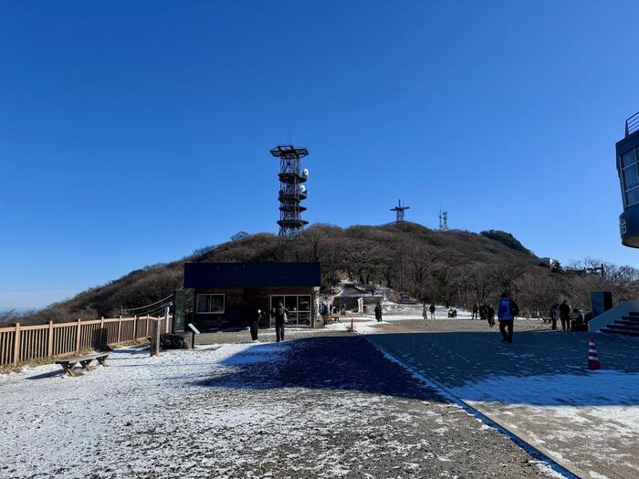 筑波山　御幸ヶ原から見た女体山