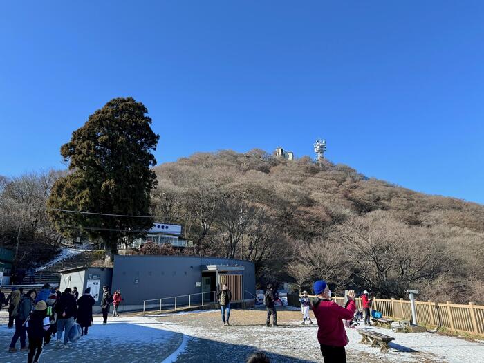 筑波山　御幸ヶ原から見た男体山