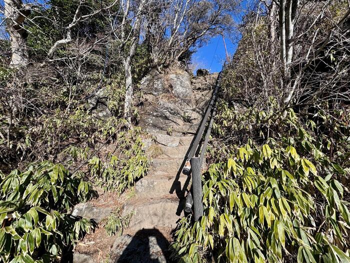 筑波山　男体山への登山道