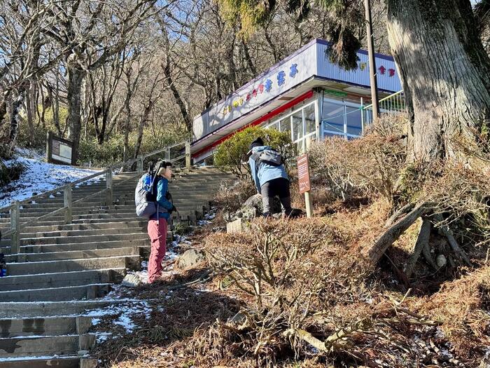 筑波山　男体山への登山道