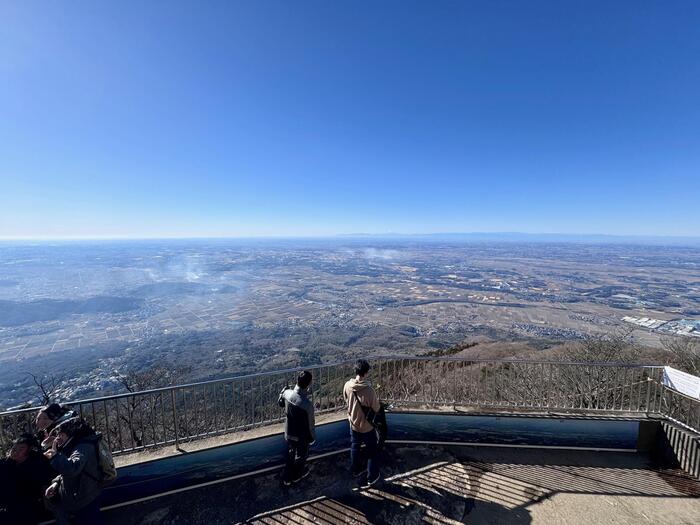 筑波山　男体山山頂からの眺め