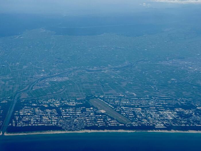 トキエア　機窓からの景色　庄内空港