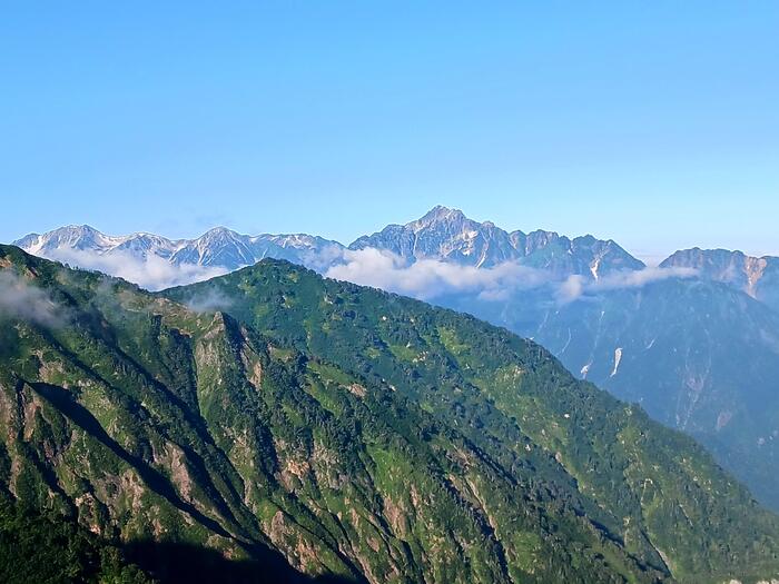 剣岳と立山三山の景色