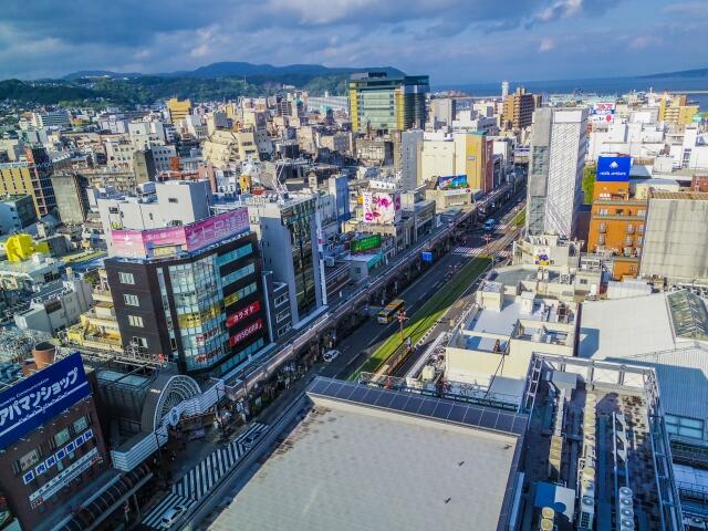 天文館の街並み