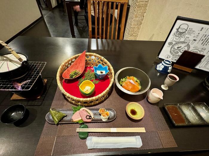 山本小屋ふる里館　夕食