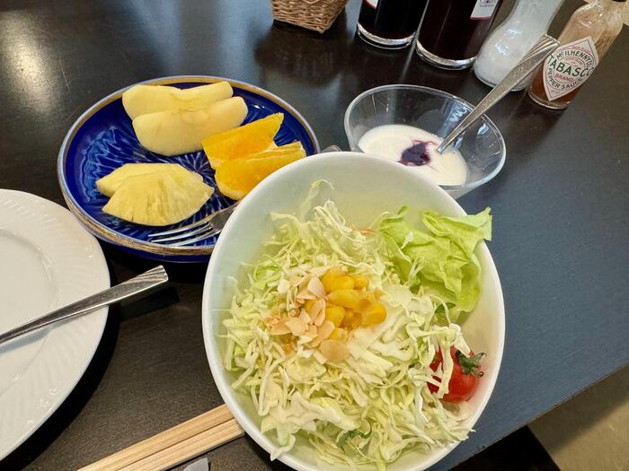 山本小屋ふる里館　朝食