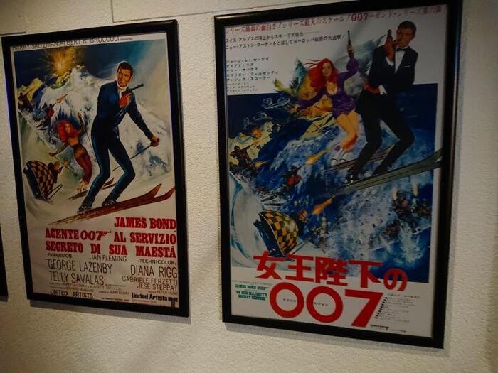 1969年公開映画「女王陛下の007」の当時のポスター