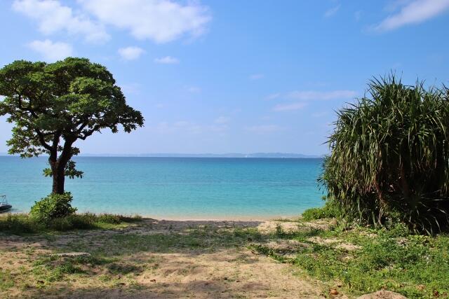 津堅島トゥマイ浜