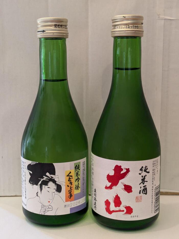 日本酒（くどき上手と大山）