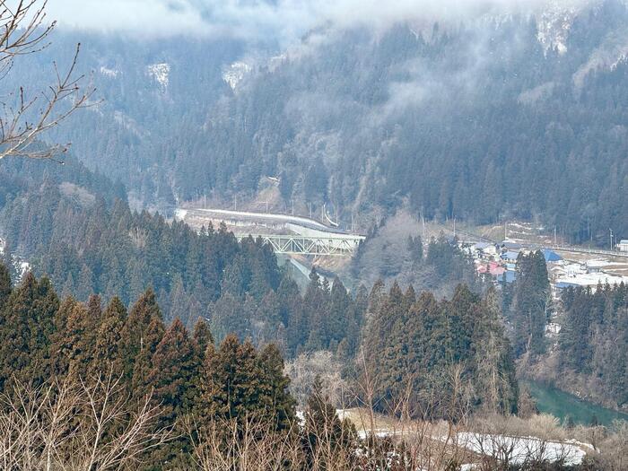 JR只見線　ビューポイントD地点