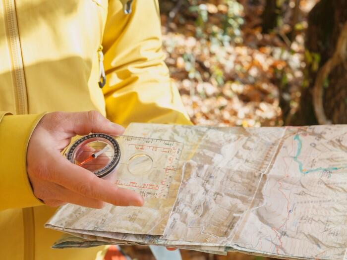 地図・コンパス