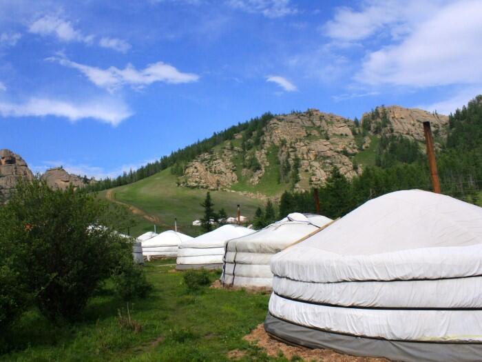 遊牧民のゲル