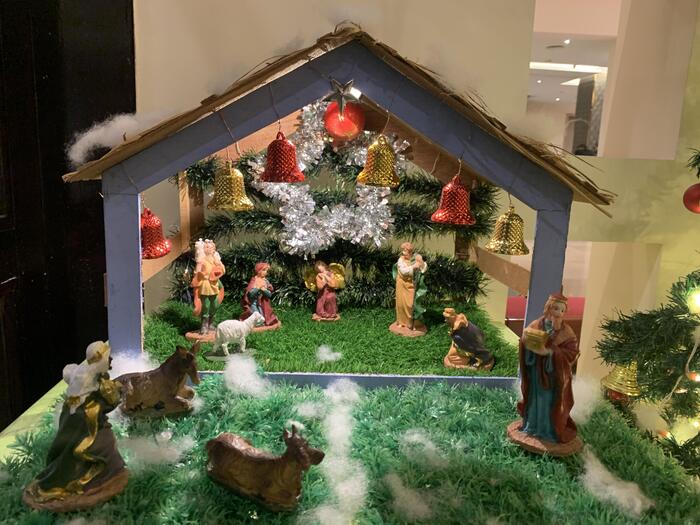 クリスマスのモニュメント