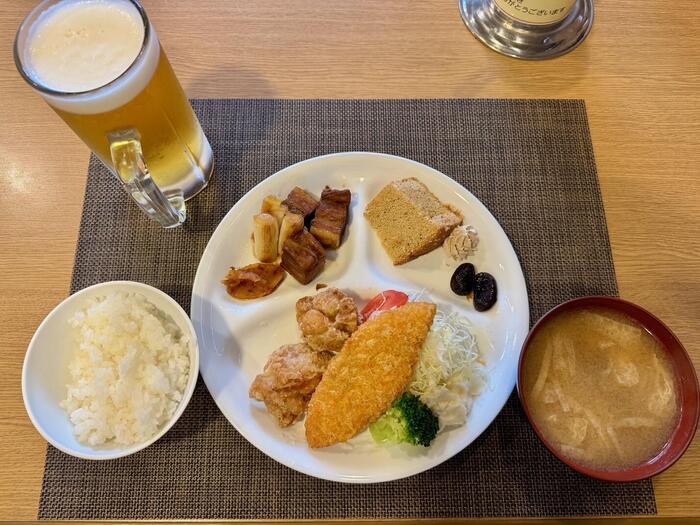 尾瀬　尾瀬ヶ原　山ノ鼻　至仏山荘　夕食