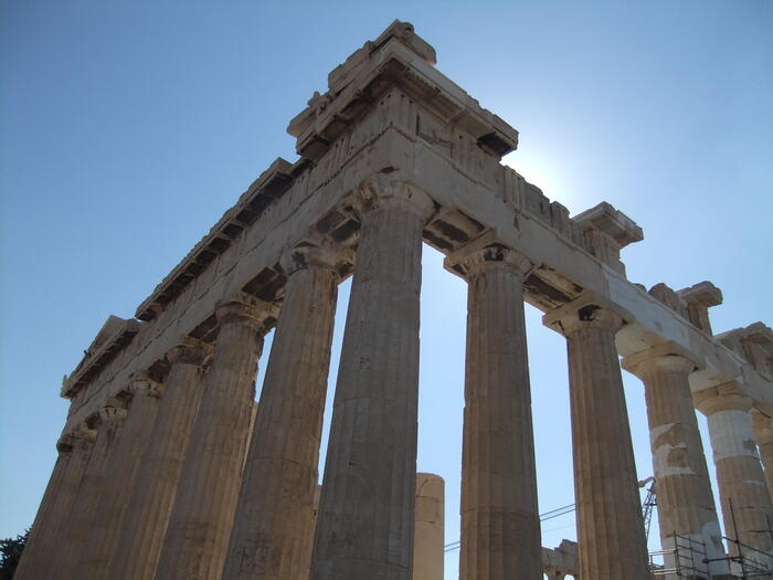 ギリシャ建築の最高傑作、パルテノン神殿
