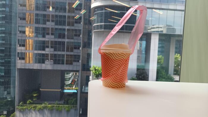 持ち帰りをしたジンジャーティー