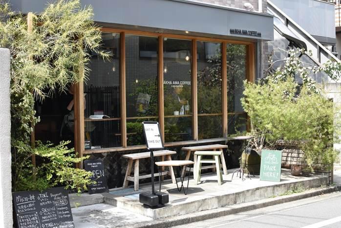 アカアマコーヒー神楽坂 店舗外観