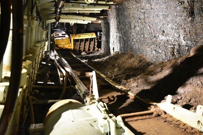 旧北炭夕張炭鉱模擬坑道